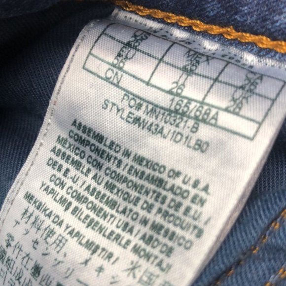 VINTAGE GUESS LOS ANGELES CURVE X SKINNY JEANS 26x30 😎 - Picture 7 of 13